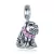 Ezüst charm 925, bulldog