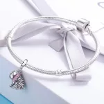 Ezüst charm 925, bulldog