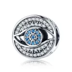 Ezüst charm 925, titokzatos szem