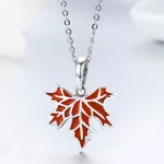 Ezüst charm 925, juharlevél