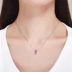 Ezüst charm, gyöngy