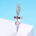 Ezüst charm, olló