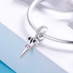 Ezüst charm, olló