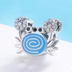 Ezüst charm, rák