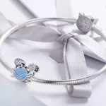 Ezüst charm, rák