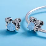 Ezüst charm, rák