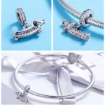 Ezüst charm 925, tacskó