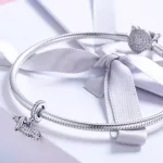 Ezüst charm 925, tacskó