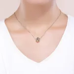 Ezüst charm, méhecske