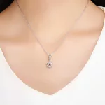 Ezüst charm 925, virág