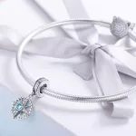 Ezüst charm 925, sarkcsillag