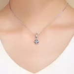 Ezüst charm 925, sarkcsillag