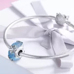 Ezüst charm, hópihe