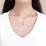Ezüst charm 925, lépesméz méhecskével
