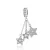 Ezüst charm 925 csillagokkal