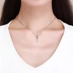 Ezüst charm 925, repülő csillagokkal