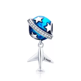 Ezüst charm 925, utazás
