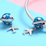 Ezüst charm 925, utazás