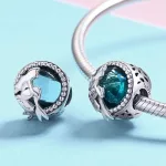 Ezüst charm 925, hableány