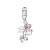 Ezüst charm 925 szívvel