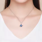 Ezüst charm, csillagos ég