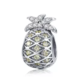 Ezüst charm 925, ananász