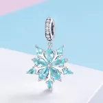Ezüst charm 925, hópehely