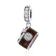 Ezüst charm 925, fényképezőgép