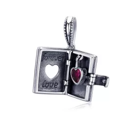 Ezüst charm 925, emlékkönyv