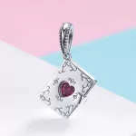 Ezüst charm 925, emlékkönyv