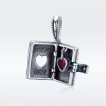 Ezüst charm 925, emlékkönyv