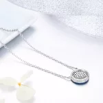 Ezüst nyaklánc, szerencsehozó szem