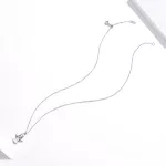 Ezüst nyaklánc angyalkamedállal