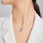 Ezüst nyaklánc  halpikkelyes medállal