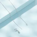 Ezüst női nyakánc vigyázó szem medállal