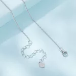 Ezüst női nyaklánc uszkármedállal