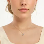 Ezüst női nyaklánc kaktuszmedállal